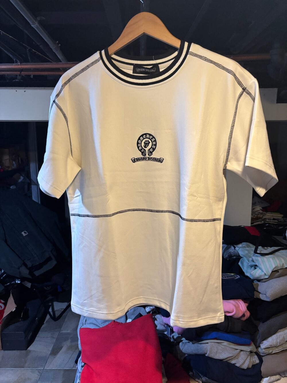 Chrome hearts rolling stone centerhit tshirt
